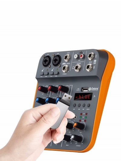 Микшерный пульт 4-х канальный MixMaster-2