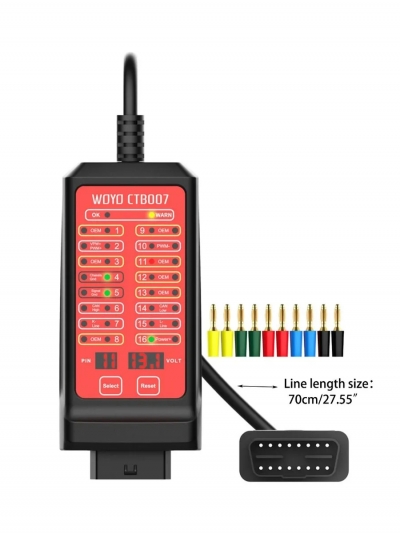 CAN-Тестер OBD2 разъема WOYO CTB007, на 12 и 24 В-4